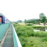 Śmiertelny wypadek na torach w miejscowości Brzeźno w gminie Sobków / KPP Jędrzejów