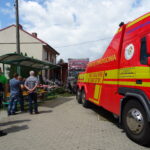 Ostrowiec Św. TIR wjechał w budynek mieszkalny. / Emilia Sitarska / Radio Kielce