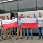 Wyjazd sadowników z Sandomierza i Klimontowa na protest przed Kancelarię Premiera w Warszawie / Grażyna Szlęzak-Wójcik / Radio Kielce