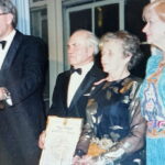 Polacy ratujący Żydów. Nowy Korczyn. Macugowscy. Uroczystość wręczenia medalu Sprawiedliwych Wśród Narodów Świata Stefanii i Józefowi Macugowskim w USA / Archiwum / rodziny Macugowskich