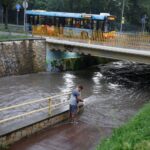 Kielce. Burza nad regionem. Wezbrana Silnica / Jarosław Kubalski / Radio Kielce