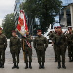 Uroczysty apel na ul. Oleandry / Marzena Mąkosa / Radio Kielce