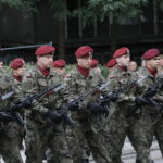 Uroczysty apel na ul. Oleandry / Marzena Mąkosa / Radio Kielce