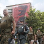 Uroczysty apel na ul. Oleandry / Marzena Mąkosa / Radio Kielce