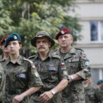 Uroczysty apel na ul. Oleandry / Marzena Mąkosa / Radio Kielce