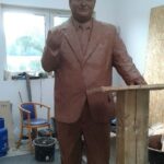 Pomnik Przemysława Gosiewskiego, który stanie przy ulicy Warszawskiej / Komitet społeczny budowy pomnika Przemysława Gosiewskiego