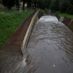 Kielce. Burza nad regionem. Wezbrana Silnica / Jarosław Kubalski / Radio Kielce