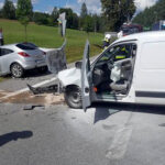 Wypadek na trasie krajowej nr 74 / Policja Kielce