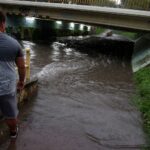 Kielce. Burza nad regionem. Wezbrana Silnica / Jarosław Kubalski / Radio Kielce