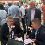 Jan Krzysztof Ardanowski, minister rolnictwa i rozwoju wsi oraz Radosław Podsiadły, Radio Kielce / Rafał Szymkiewicz / Radio Kielce
