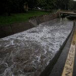 Kielce. Burza nad regionem. Wezbrana Silnica / Jarosław Kubalski / Radio Kielce