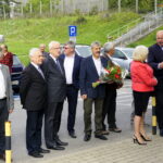 Wojewódzkie obchodów 38. rocznicy powstania "Solidarności". Złożenie kwiatów przed tablicą upamiętniającą strajki pracowników CHEMAR-u / Mateusz Kaczmarczyk / Radio Kielce