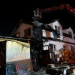 Stopnica. Pożar magazynu materiałów budowlanych / Michał Kita / Radio Kielce