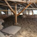 Sandomierz. Archeolodzy badający pozostałości po klasztorze dominikanów na Wzgórzu Świętojakubskim odsłonili wejście do wcześniej nieznanego pomieszczenia piwnicznego / Mateusz Kaczmarczyk / Radio Kielce