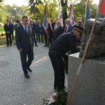 Kielce. 38 rocznica 38. rocznica podpisania Porozumień Sierpniowych. Na zdjęciu: Wojciech Lubawski - prezydent Kielc / Mateusz Kaczmarczyk / Radio Kielce