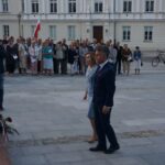 Kielce. 38 rocznica 38. rocznica podpisania Porozumień Sierpniowych. Na zdjęciu: posłanka Anna Krupka i senator Krzysztof Słoń / Mateusz Kaczmarczyk / Radio Kielce