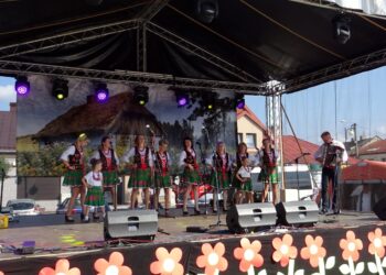Małogoszcz. Festyn „Rym, cym, cym na ludowo” / Ewa Pociejowska - Gawęda / Radio Kielce