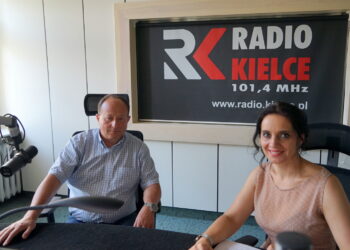 dr n.med.Janusz Cieślik i Magdalena Sitek / Kamil Król / Radio Kielce