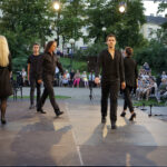 Kielce. Tarasy Sztuki. Letnia scena KCK. Widowisko „Usłyszeć Taniec” / Karol Wójcik / Radio Kielce