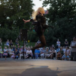 Kielce. Tarasy Sztuki. Letnia scena KCK. Widowisko „Usłyszeć Taniec” / Karol Wójcik / Radio Kielce