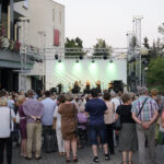 Kielce. Tarasy Sztuki. Letnia scena KCK. Widowisko „Usłyszeć Taniec” / Karol Wójcik / Radio Kielce