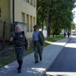 Marsz Szlakiem I Kompanii Kadrowej - piechurzy pokonują trasę ze Słomnik do Miechowa / Karol Wójcik / Radio Kielce