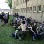 Marsz Szlakiem I Kompanii Kadrowej - piechurzy pokonują trasę ze Słomnik do Miechowa / Karol Wójcik / Radio Kielce