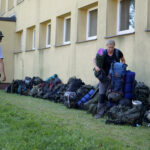 Marsz Szlakiem I Kompanii Kadrowej - piechurzy pokonują trasę ze Słomnik do Miechowa / Karol Wójcik / Radio Kielce