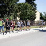 Marsz Szlakiem I Kompanii Kadrowej - piechurzy pokonują trasę ze Słomnik do Miechowa / Karol Wójcik / Radio Kielce