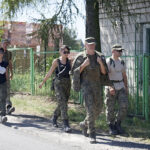 Marsz Szlakiem I Kompanii Kadrowej - piechurzy pokonują trasę ze Słomnik do Miechowa / Karol Wójcik / Radio Kielce