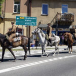 Marsz Szlakiem I Kompanii Kadrowej - piechurzy dotarli do Miechowa / Karol Wójcik / Radio Kielce