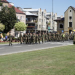 Marsz Szlakiem I Kompanii Kadrowej - piechurzy dotarli do Miechowa / Karol Wójcik / Radio Kielce