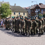 Marsz Szlakiem I Kompanii Kadrowej - piechurzy dotarli do Miechowa / Karol Wójcik / Radio Kielce