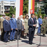 Marsz Szlakiem I Kompanii Kadrowej - piechurzy dotarli do Miechowa / Karol Wójcik / Radio Kielce