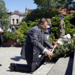 Marsz Szlakiem I Kompanii Kadrowej - piechurzy dotarli do Miechowa / Karol Wójcik / Radio Kielce