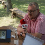 Audycja "Raport Dnia", Mariusz Masny, dyrektor Muzeum Wsi Kieleckiej / Grzegorz Jamka / Radio Kielce