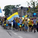 Kielce. Mieszkańcy miasta powitali uczestników 37. Pieszej Pielgrzymki Diecezji Kieleckiej na Jasną Górę / Karol Wójcik / Radio Kielce