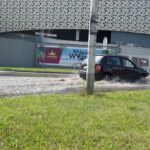 Kielce. Zalana jezdnia na skrzyżowaniu ulic Kaczorowskiego i Radiowej / Karol Żak / Radio Kielce