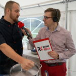 Śniadanie w ogrodzie. Potrawy przygotował Bartosz Herbuś, szef kuchni Karczmy - Izby Dobrego Smaku w Hucie Szklanej u stóp Świętego Krzyża / Kamil Król / Radio Kielce