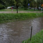 Kielce. Burza nad regionem. Wezbrana Silnica / Jarosław Kubalski / Radio Kielce