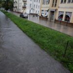 Kielce. Burza nad regionem. Wezbrana Silnica / Jarosław Kubalski / Radio Kielce