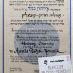 Honorowe obywatelstwo Izraela dla Aurelii Kowalik / Jarosław Kubalski / Radio Kielce