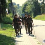 Marsz Szlakiem I Kompanii Kadrowej - piechurzy weszli na ziemię świętokrzyską / Michał Wójtowicz / Związek Strzelecki Strzelec JS 2105 Kielce