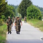 Marsz Szlakiem I Kompanii Kadrowej - piechurzy weszli na ziemię świętokrzyską / Michał Wójtowicz / Związek Strzelecki Strzelec JS 2105 Kielce