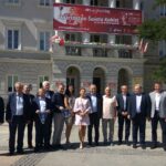 Spotkanie przedstawicieli Międzynarodowej Federacji Piłki Ręcznej z prezydentem Wojciechem Lubawskim / Wiktor Dziarmaga / Radio Kielce