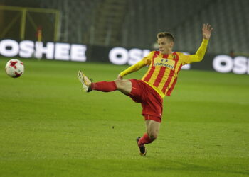 20.09.2017 Kielce. Puchar Polski. Mecz Korona Kielce -  Wisła Kraków. Jakub Żubrowski / Jarosław Kubalski / Radio Kielce