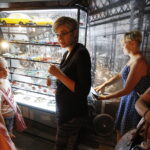 04.08.2018 Kielce. Muzeum Dialogu Kultur. Warsztaty familijne: Wakacyjne podróżowanie w czasie - po co prawo jazdy? Wystawa modeli pojazdów z kolekcji Sławoja Gwiazdowskiego / Jarosław Kubalski / Radio Kielce