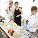 04.08.2018 Radio Kielce. Śniadanie w ogrodzie. Grzegorz Russak i prowadząca program Magdalena Sitek / Jarosław Kubalski / Radio Kielce