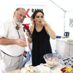 04.08.2018 Radio Kielce. Śniadanie w ogrodzie. Grzegorz Russak i prowadząca program Magdalena Sitek / Jarosław Kubalski / Radio Kielce