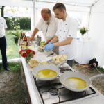 04.08.2018 Radio Kielce. Śniadanie w ogrodzie. Grzegorz Russak i prowadząca program Magdalena Sitek / Jarosław Kubalski / Radio Kielce